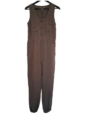 Thread + Supply Olive Green Lyocell Utility Jumpsuit Size Small